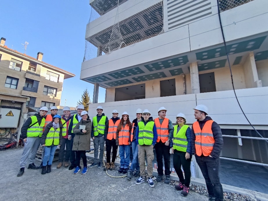Visita a obra con el grupo de Organización y Control de Obras de Construcción