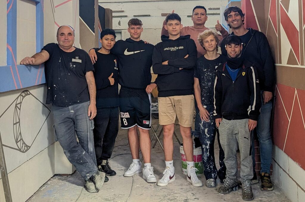 Alumnos procedentes de Polonia se forman en Construcción Bizkaia